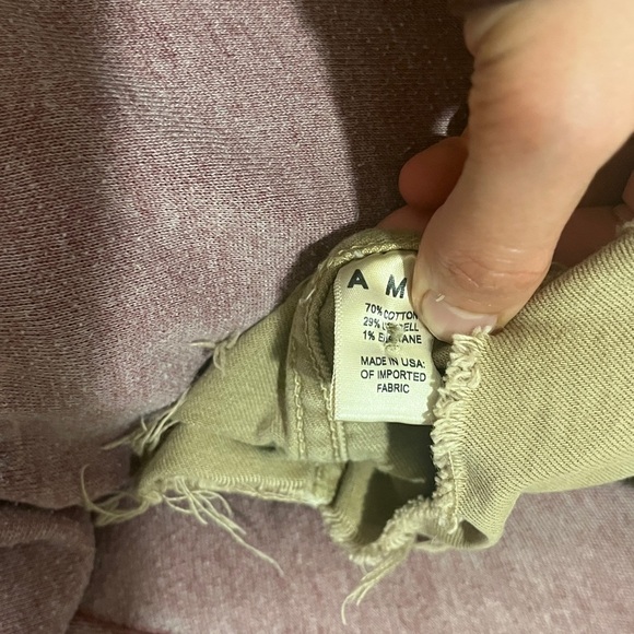 Amo Tan / Brown Carly Cropped Chore Denim Fall Jacket xs EUC - Picture 7 of 7